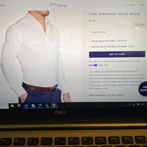 State & Liberty White Dress Shirt
